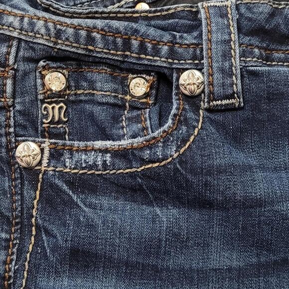 Miss me navy blue skinny Size 4/26" Y2K - Picture 3 of 5